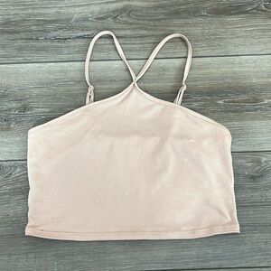 Pink neck over top